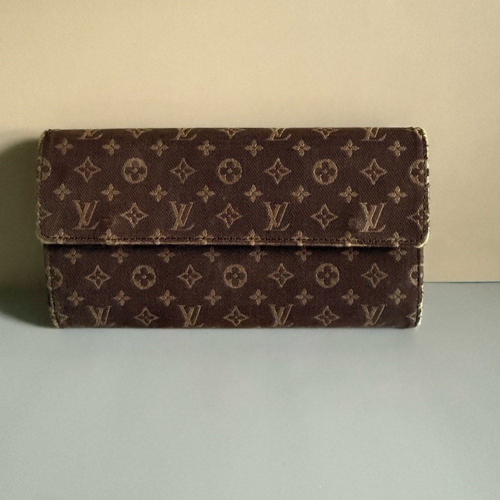 Louis Vuitton Classic Monogram Wallet, Louis Vuitton Monogram Denim Long Wallet